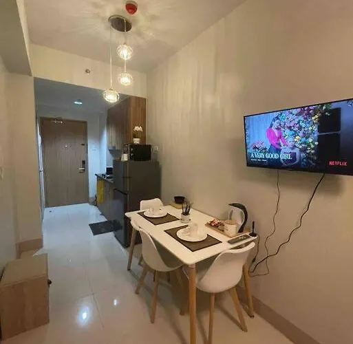 Mall Of Shore 3 Near Airport Pasay 1 Bedroom Wifi *